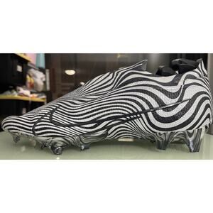 NIKE Vapor Edge Elite 360 Football Cleat Zebra Men Size 14 CW4079